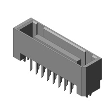 【TX25-30P-8ST-H1E】基板接続用ピンヘッダ(30極 ピッチ：1.27mm 2列)
