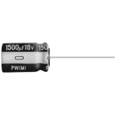 【UPW1V270MDD】ニチコン コンデンサ 27μF, ,35V dc, UPW1V270MDD