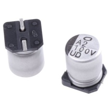 【UUD1V101MNL1GS】ニチコン コンデンサ 100μF, ,35V dc, UUD1V101MNL1GS