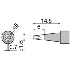 【PX-28RT-1.6D】替こて先 PX-280用