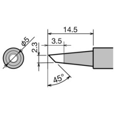 【PX-28RT-2.3BC】替こて先 PX-280用