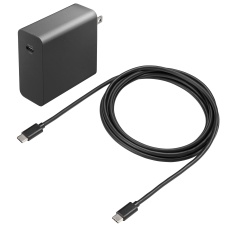 【ACA-PD93BK】USBPD対応AC充電器(PD100W・TypeCケーブル付)