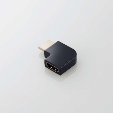 【AD-HDAABS04BK】HDMI L字型アダプター（タイプA-タイプA）スリム　左向き