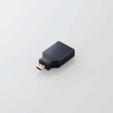 【AD-HDADS3BK】HDMI変換アダプター（タイプA-タイプD）スリム
