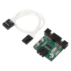 【HUB-06A】USB2.0ヘッダー 2分配ハブ