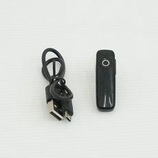 【DL-BTHE-BK】【在庫処分セール】Bluetoothハンズフリーイヤホン 黒