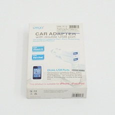 【EM-CSAU2IP101-WH】【在庫処分セール】USBカーアダプタ