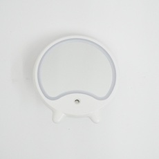 【EM-MUMIR-WH】【在庫処分セール】スタンド型ミラー LEDライト付き 白色