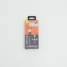 【EM-TRICMG-MCL-1M-BK】【在庫処分セール】3in1 マグネティックケーブル