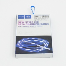 【EM-US20C-LEDFL-1M-BL】【在庫処分セール】流れるLED Type-Cケーブル