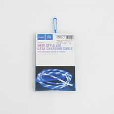 【EM-US20L-LEDFL-1M-BL】【在庫処分セール】流れるLED Lightningケーブル