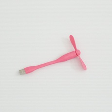 【EM-USBFAN-BC-PK】【在庫処分セール】USB扇風機(竹とんぼタイプ)桃色