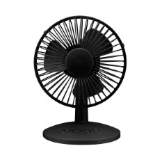 【GH-FANSWI-BK】【在庫処分セール】USB卓上扇風機 首ふり型 ブラック