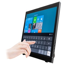 【GH-LCT24B-BK】【在庫処分セール】23.6インチタッチパネル液晶モニター WEBカメラ付き ブラック