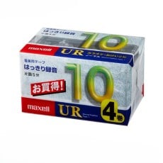 【UR-10M4P】【在庫処分セール】カセットテープ 10分 4巻入り