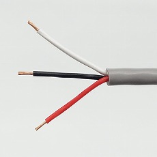 【KCTF0.2SQX3CR】ビニルキャブタイヤ丸形コード 灰 0.2sq 3芯