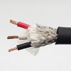 【MVVSSｿﾌﾄ0.75SQX3CR】マイクロホン用ビニルコード MVVS-S 0.75sq 3芯