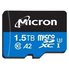 【MTSD1T5ANC8MS-1WT-AD】産業用microSDXCカード(1.5TB、クリアケース/SDアダプタ付)