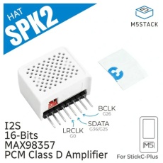 【M5STACK-U055-B】M5StickC PLUS Speaker 2 HAT