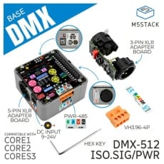 【M5STACK-M128】M5Stack DMX Base