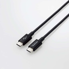 【MPA-CCYS20NBK】USB2.0ケーブル 2.0m(認証品、C-C、やわらか耐久、USB PD対応)