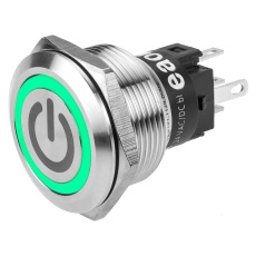 【82-6151.1134.B002】ANTI VANDAL SW  SPDT  3A/240V  22MM  GRN