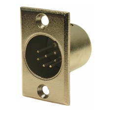 【FC6185】XLR CONNECTOR  SOCKET  7POS  PANEL