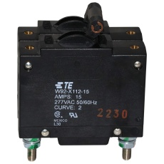 【7-1393254-0】MAGNETIC CIRCUIT BREAKER  2P  15A  277V
