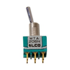 【2-1437558-0】TOGGLE SWITCH DPDT 6A 125VAC PANEL