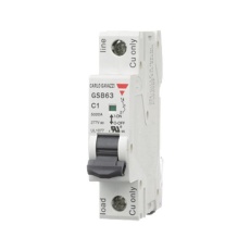 【GSB631PC16】THERMAL MAG CKT BREAKER  1P  16A  277VAC