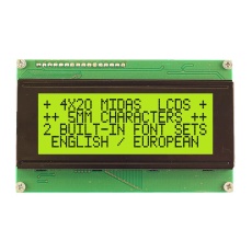 【MC42005A6WK-SPTLY-V2】LCD MODULE  COB  STN  20X4  PARALLEL