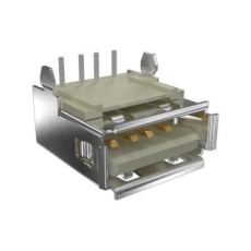 【87520-1010ALF】USB CONN  2.0 TYPE A  R/A RCPT  4P