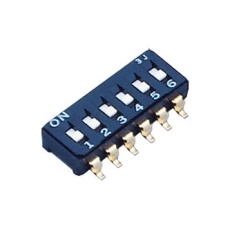 【CFS-0600TA】DIP SWITCH  6PST-NO  0.1A  6VDC  SMD