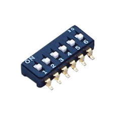 【CFS-0602TA】DIP SWITCH  6PST-NO  0.1A  6VDC  SMD