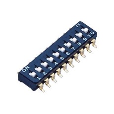 【CFS-1002TA】DIP SWITCH  10PST-NO  0.1A  6VDC  SMD