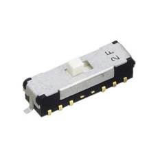 【CMS-2402TB】SLIDE SWITCH  DP4T  0.1A  12VDC  SMD