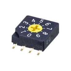 【SC-2210TB】ROTARY CODE SWITCH  BCD  0.1A  5VDC  SMD