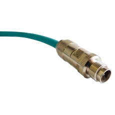 【BM-MAMM100M】CABLE ASSY  8P M12 PLUG-PLUG  10M