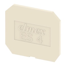 【ES4】END PLATE  28.5 X 1.5 X 25.7MM
