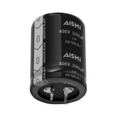 【ELH2GM331Q35KT】CAP  330UF  400V  ALU ELEC  SNAP-IN