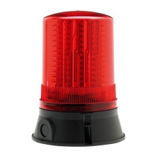 【LED401-02-02 (RED)】BEACON  CONTI/FLASH/ROTATE  24VDC  RED