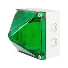 【LED701-02-04 (GREEN)】BEACON  CONTINUOUS/FLASH  30VDC  GREEN