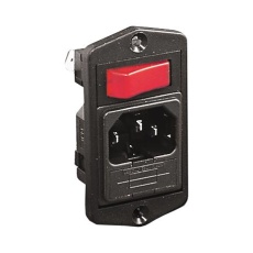 【BVA01/Z0000/69】FUSED INLET  1 POLE  10A  QC  PANEL