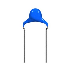 【CK45-B3DD681KYVNA】DISC CAPACITOR  680PF  2KV  PC PIN