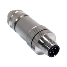 【BU-12ZS35-PG7】M12 5 PIN M ST STL A CD PG7 FW 56AK9557
