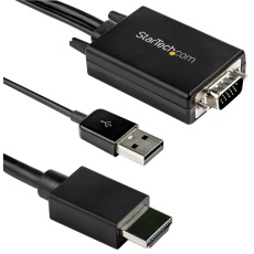 【VGA2HDMM2M】ADAPTR CABLE  VGA+USB PLUG-HDMI PLUG  2M