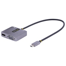 【122-USBC-HDMI-4K-VGA】MEDIA CONVERTER  USB C-HDMI/VGA