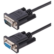【9FMNM-3M-RS232-CABLE】CABLE ASSY  DB9 PLUG-RCPT  3M