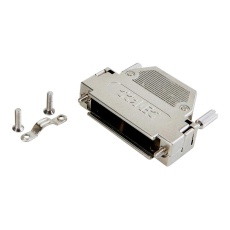 【165X10909X】D SUB BACKSHELL  180DEG  DE  ABS