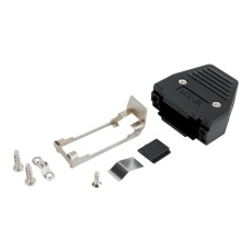 【165X11299XE】D SUB BACKSHELL  45/180DEG  DB  ABS